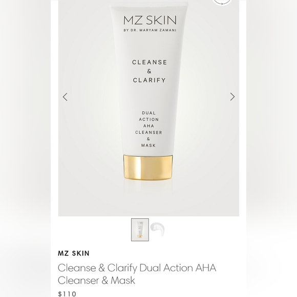 MZ SKIN Cleanse & Clarify Dual Action AHA Cleanser - Picture 2 of 11